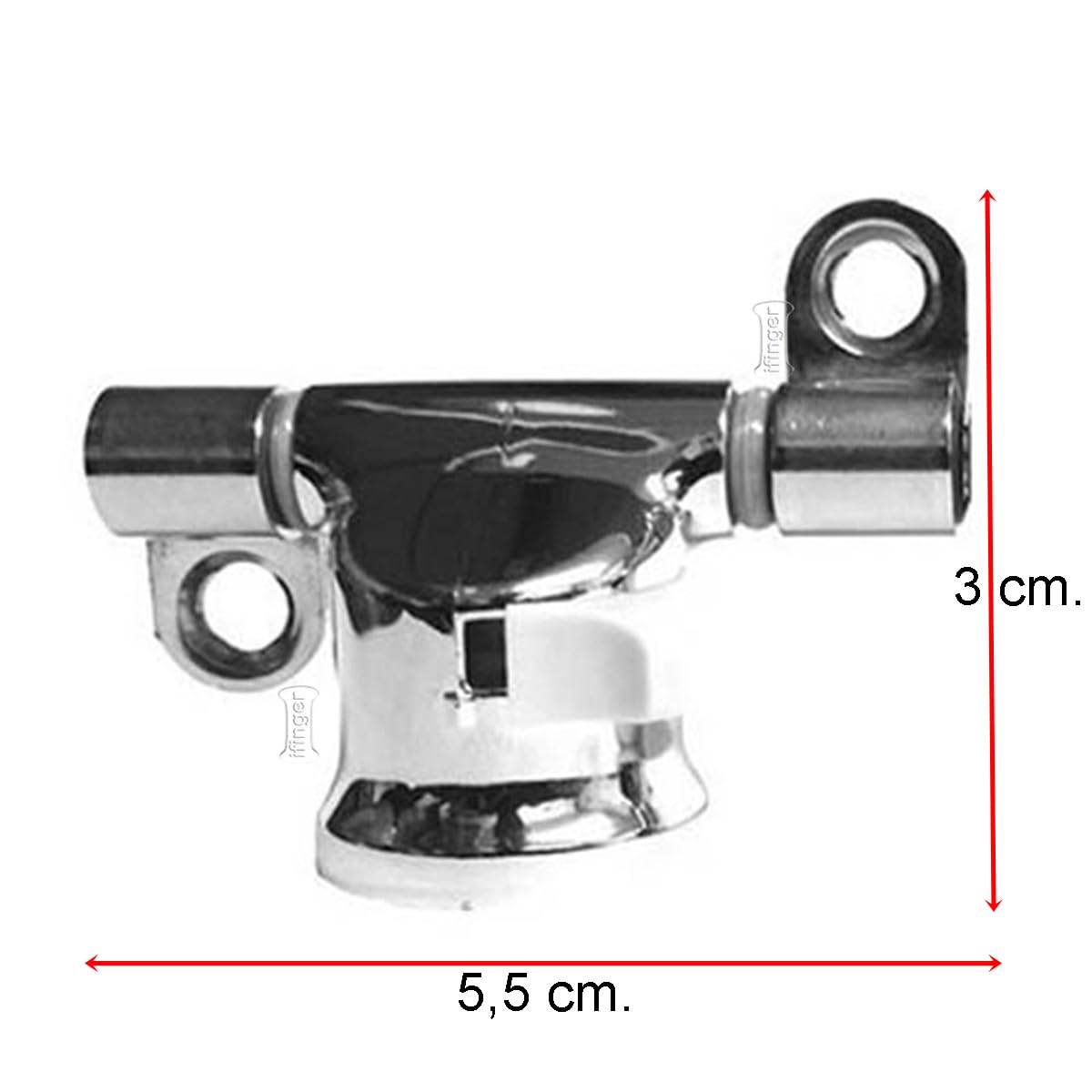 Bisagra derecha compatible con Roca AI0002100R de asiento Dama Senso y Giralda desmontables, 1 unidad ("No Dama")