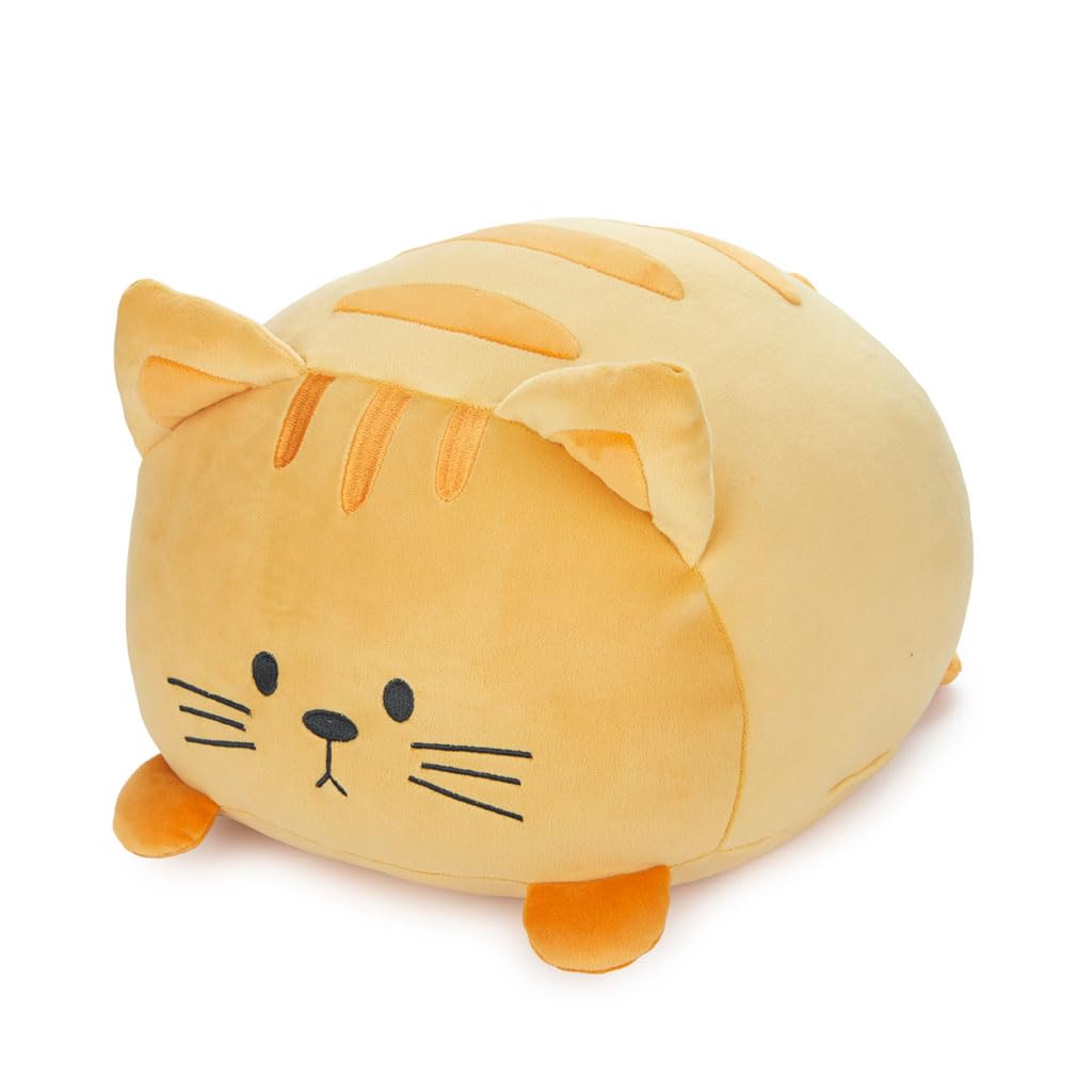 Balvi Cojín Kitty Tabby Color Naranja Cojín o Peluche de Gato Tabby Poliéster