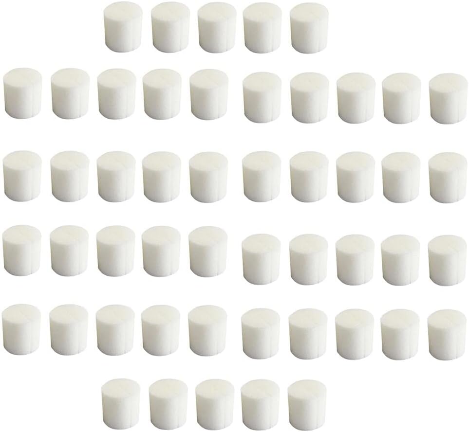 misppro 150 x White Hydroponics Sponge Mini Insert Plant Cloning Collar Foam for Soilless Cultivation 1.26 x 1.18 Inch