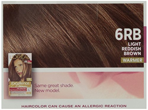 Image of L'Oreal Paris Excellence Creme Triple Protection Color - 6Rb Light Reddish Brown - Warmer For Unis