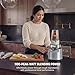 Ninja | Blender | Nutri Pro | Single Serve | For Smoothies, Salsa, Shakes and Frozen Drinks | Includes 2 Smoothie Cups & Lids | Crushes Ice, Fruit & Veggies |Silver | BN401