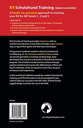 K9 Schutzhund Training: A Manual for IGP Training through Positive Reinforcement (K9 Professional Training Series) - Image 2