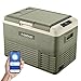 Produktbild AAOBOSI Kompressor Kühlbox,auto kühlbox,30L kühlbox für die Lagerung von Getränke und Essen,-20-20,12/24V,Kühlbox Elektrisch mit WIFI-Steuerung und LED-Touch-Bedienung