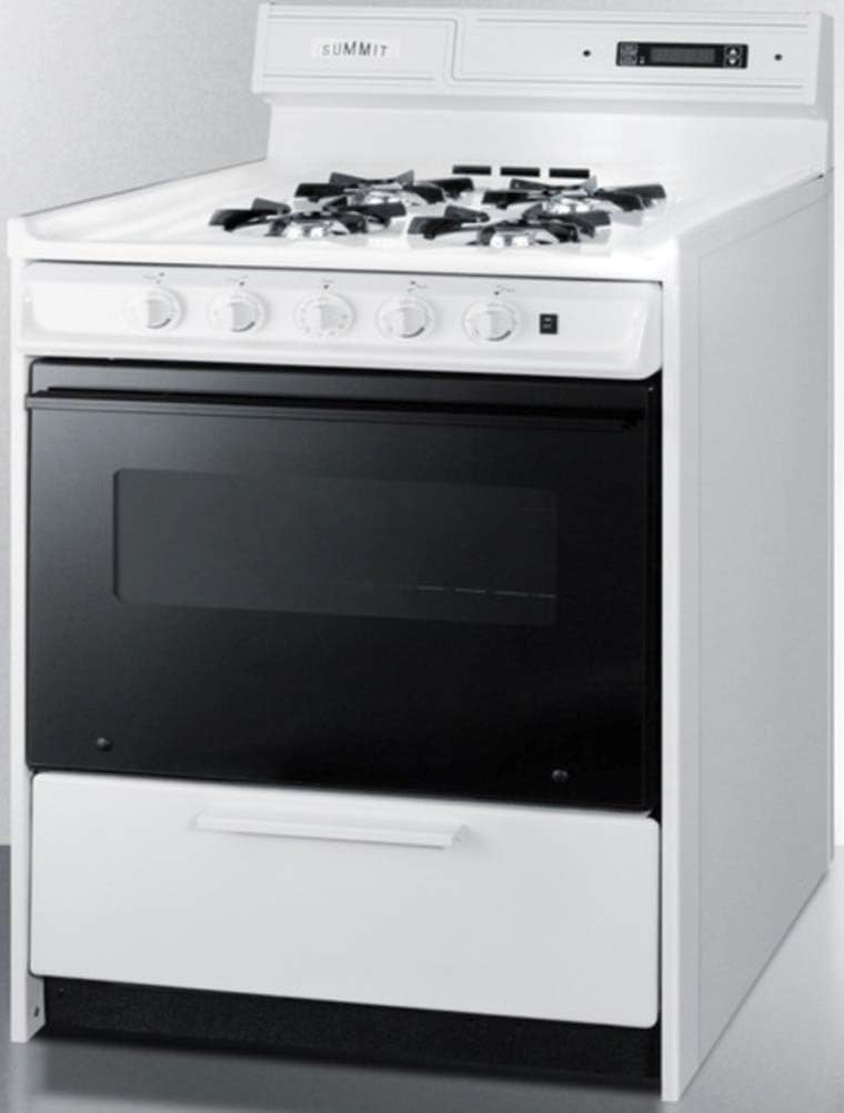 Summit WNM2307DK Kitchen Cooking Range, White