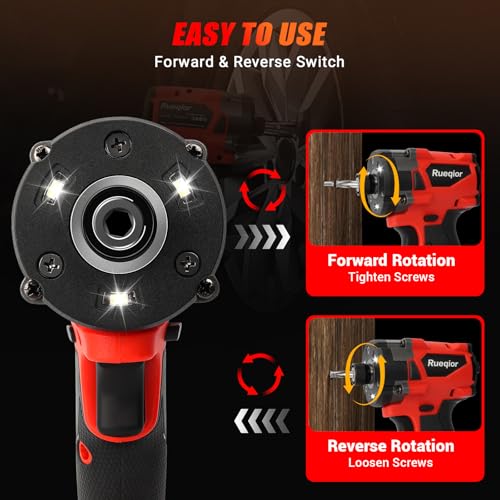 Image of 2953-20 Cordless Impact Driver for Milwaukee M18 Battery, Up to 220Ft-lbs(300N.m) Brushless 1 /4 inch Impact Driver, 3-Speed Lightweight Power Impact Drivers