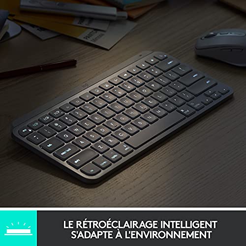 Logitech MX Keys Mini Kabellos Tastatur - FRA AZERTY – Ansicht 4