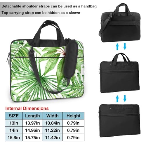 Bolsa porta laptop con estampado exótico resistente al agua y asas reforzadas 3