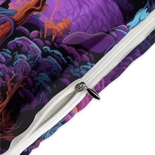 Parure housses de couettes microfibre 3 pièces lit double 200x200 - 6