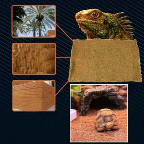 Substrat pour reptiles anti-ingestion : tapis en feutre lavable - 5