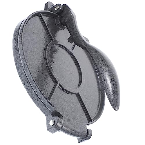 NOLITOY prensa de soporte de taco Fabricante Horneando Tortita Horno prensa tortillas prensa para tortillas tortillero herramienta de prensa de cocina Molde para tacos aluminio Black