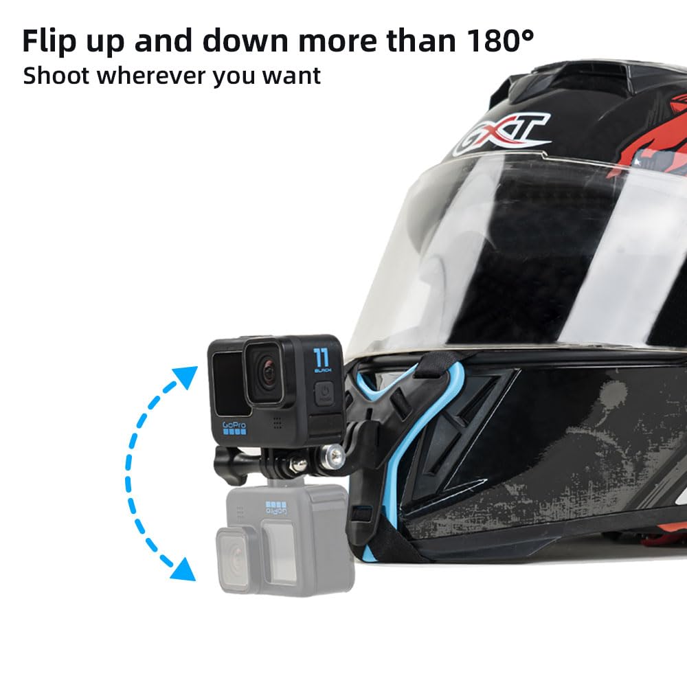 Para Sa GoPro 11 10 Adjustable Motorcycle Helmet Chin Strap Mount Harness Belt Para Sa Insta360