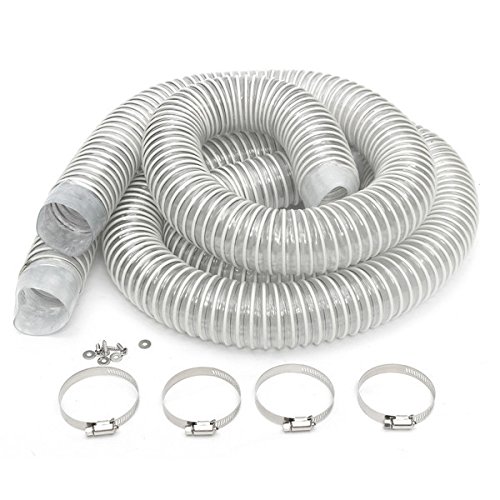 EsportsMJJ Manguera Industrial del Colector De Polvo del Extractor con El Aro Y El Tornillo