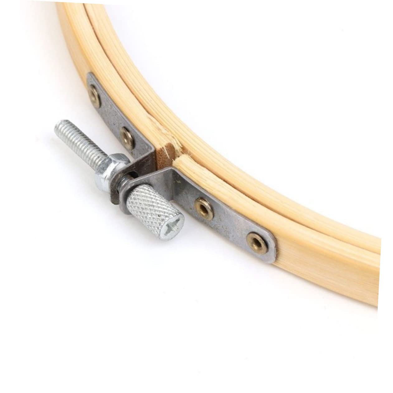 DOITOOL 6pcs Set Embroidery Set Circle Frames for Cross Stitch DIY Handcraft Sewing Projects Easy to Operate Present for Craft Lovers