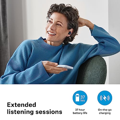 Image of Sennheiser Consumer Audio TV Clear Set 2 Earbuds - Wireless Television Earphones with Passive Noise Cancellation and Bluetooth - Hearing Device for Enhanced TV Listening - Black