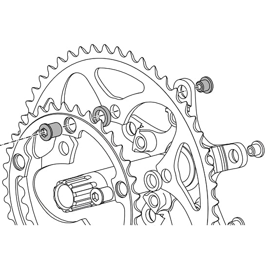 Amazon | SUGINO(スギノ) ネジ 801 OX801D-PCD 110mm用セット