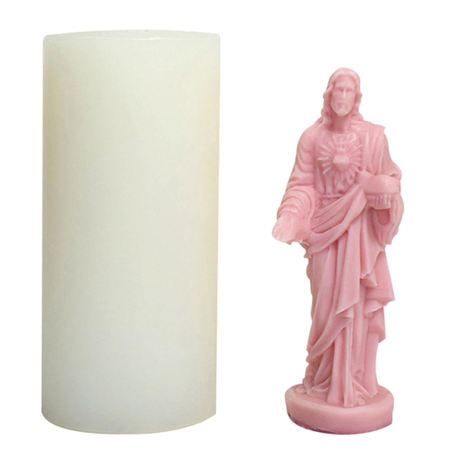 Jazuaiao 3D Figurine Sculpture Molds for Making Soap Craft Gypsum Decorations Home Decorations Crafting