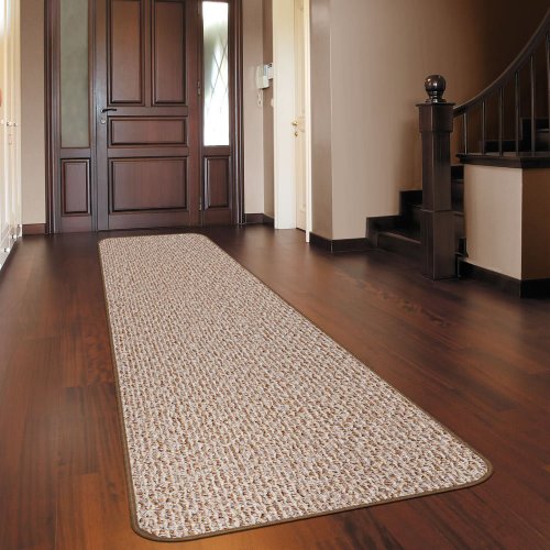 House, Home And More Skid-Resistant Carpet Runner - Praline Brown - 12 Feet X 27 Inches #TOP6