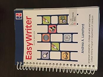 Ring-bound Easy Writer, 5th Edition, American University, College Writing Program Book