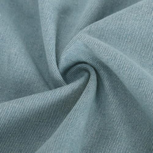 Men's Denim Trench Coat Long Jean Jacket Winter Warm Windbreaker Overcoat4