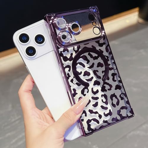 Coque iPhone 17 Air léopard transparent au design plaqué chic et rigide - 4