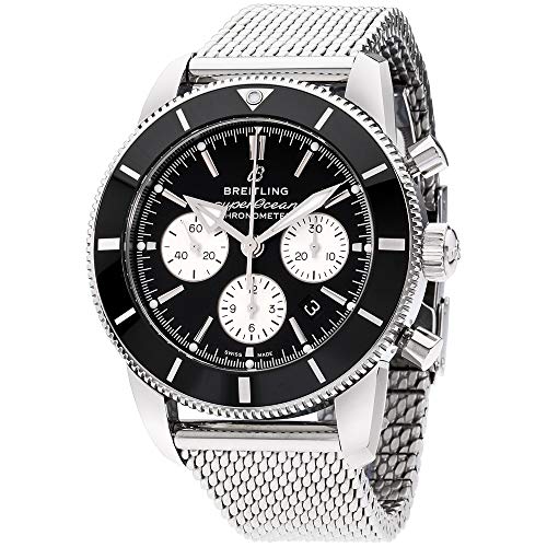 Breitling Superocean Heritage II Chronograph Automatic Chronometer Black Dial Men's Watch AB0162121B1A1