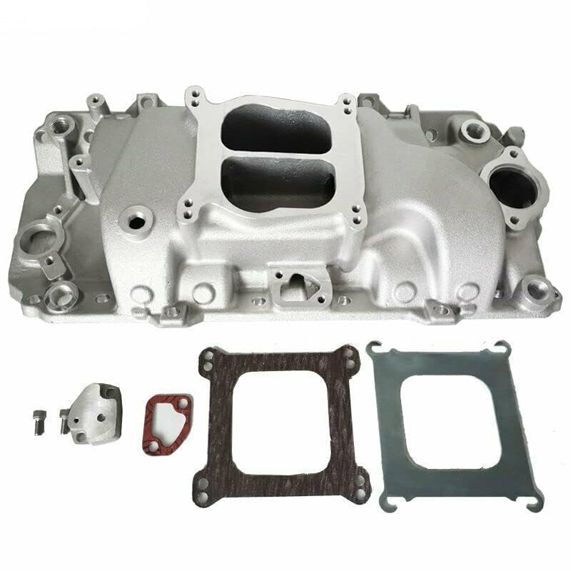 JGhyperX Aluminum Air Gap Intake Manifold - Single Plane For Chevy Big Block 396-454 V8 (Oval Port)