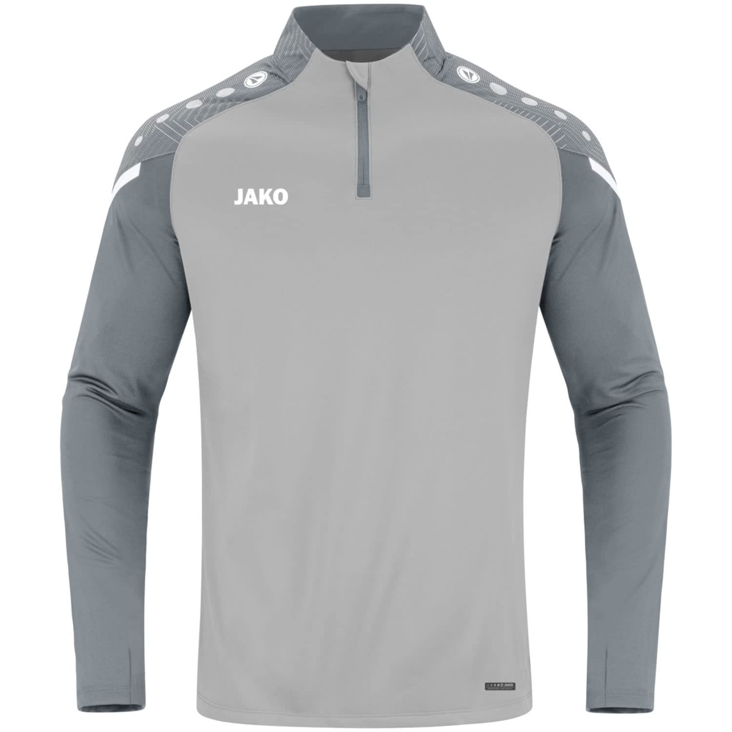 JAKO Herren Ziptop Performance, Soft Grey/Steingrau, 3XL