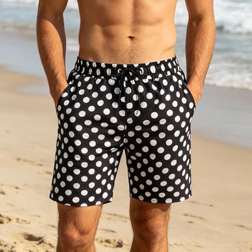 Boxer de natation homme taille basse en polyester rembourré - 2