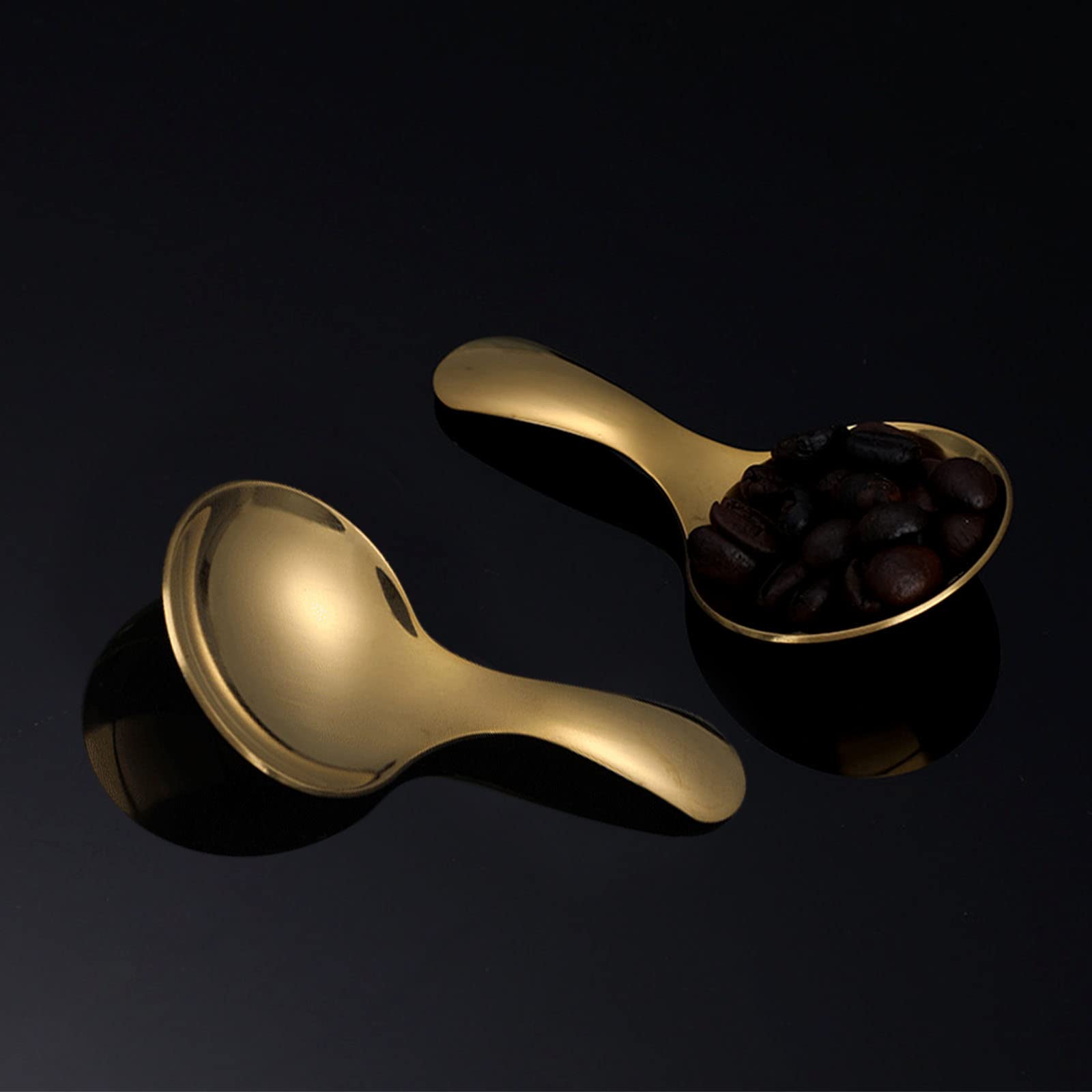 3 Cucchiai Caffè Acciaio Inox - Manico Corto, 9cm, Per Casa E Ristorante - Foto 4