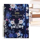 2026 プランナー 手帳,ビジネス A5 リングバインダー 2026 カレンダー手帳 - 自宅 会議 教室 業務出張 学校用 多機能計画帳,ビジネス 学校 会議 教室 仕事 旅行用