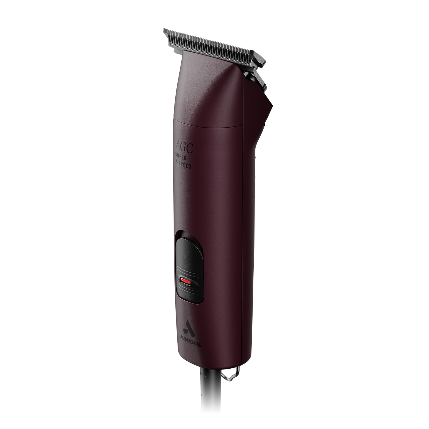 Andis 23330 - Tosatrice professionale AGC Super a 2 velocità con lama staccabile, design fresco e silenzioso, include lama ultra Edge T-84 per una completa toelettatura del cavallo, colore: bordeaux