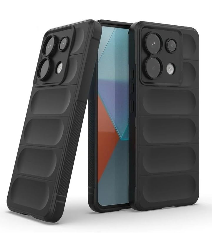 Spazy Case® Poco X6 Neo Back Cover | Rubber Case with Soft Silicone + Smooth Surface Protective Back Cover for Poco X6 Neo - Black (B0CVN9FB9Z) Amazon Price History, Amazon Price Tracker
