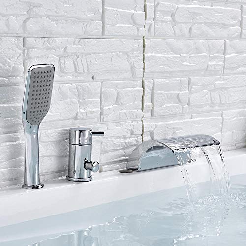 Mitigeur salle de bain eau chaude froide robinets de lavabo à poser avec bec rotatif