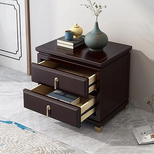 Meuble de rangement en bois compact pour libérer l'espace autour du lit