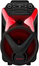 Caixa de Som Amplificada Vibe Sound V8 Power 340w Rms - VS002