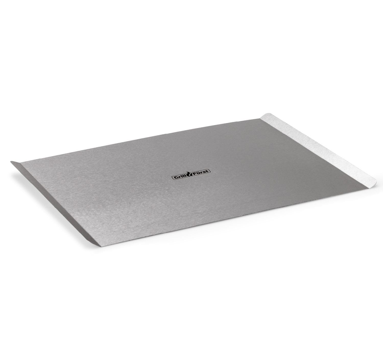 Grillfuerst Bandeja rectangular para pizza, acero inoxidable, 40 x 30 cm, para preparar y transportar la masa de la pizza