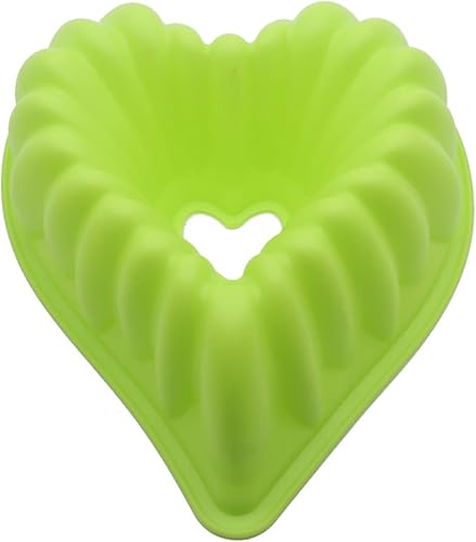 Molde de silicona para pasteles en forma de corazón, molde para hornear antiadherente, liberación rápida para pastel de queso, pastel de chocolate,