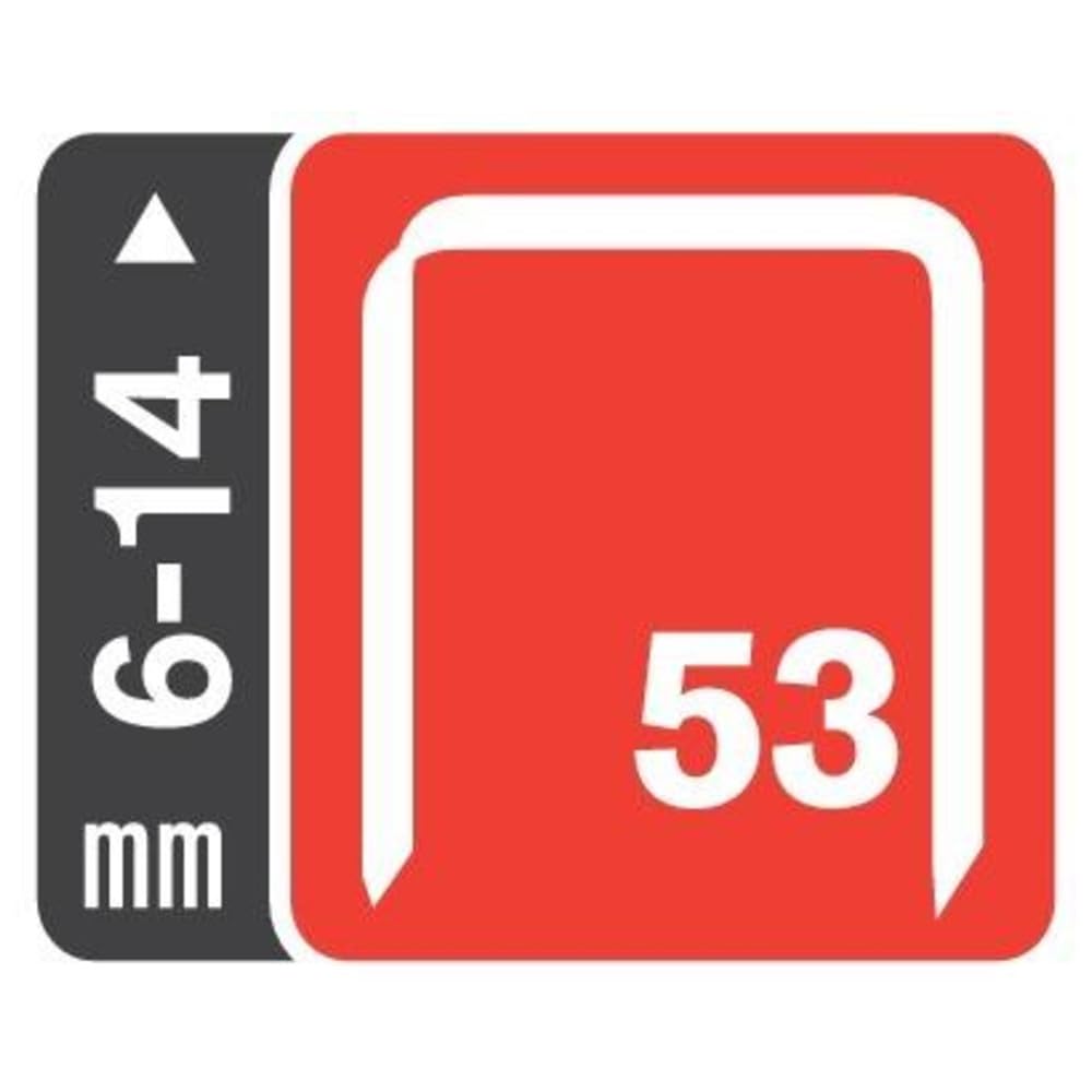 Rapid, Zszywacz Ręczny Rapid R253 do Zszywek Nr 53 z Cienkiego Drutu, Ergonomiczny Uchwyt z Funkcją Blokady, Wewnętrzne Zużywalne Części ze Stali, Wyprodukowany w Szwecji (20009450)