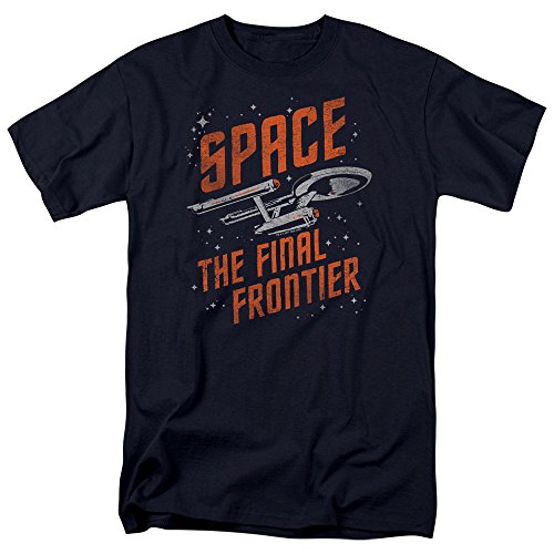 Popfunk Classic Star Trek Space The Final Frontier T Shirt
