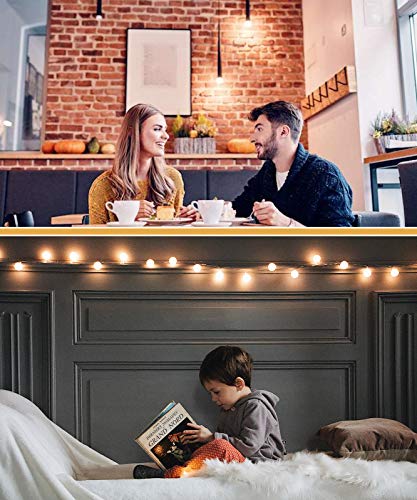 Vanke E14 LED Light Bulb, Warm White 2700K Yellow Light, 6W (40 Watts Equivalent), Non-Dimmable, SES Small Screw Light Bulb, 470 Lumen LED Golf Ball Bulbs, Pack of 3 - Image 7