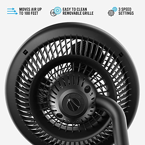 Vornado 783 Full-Size Whole Room Air Circulator Fan With Adjustable Height, Black #TOP1