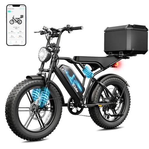 Image of TST Electric Bike for Adults 1500W Peak 20 inch Fat Tire All-Terrain E-Bike 60 /110 Miles Electric Dirt Bike - 48V 15 /25 AH Battery Tested to UL 2849 Powered Electric Bicycle