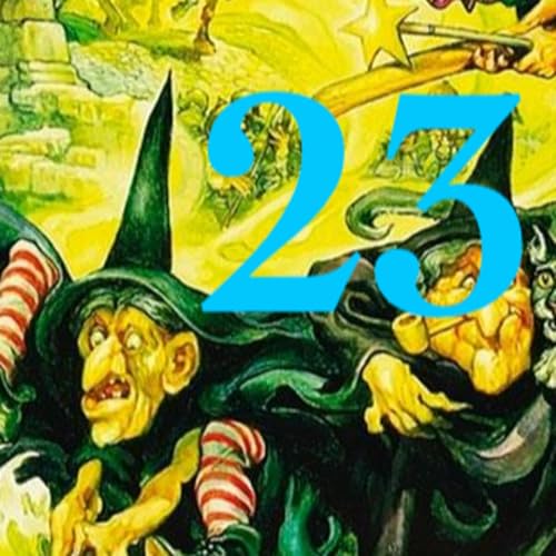 Brujas de viaje 23, (voz humana); Mundodisco 12.