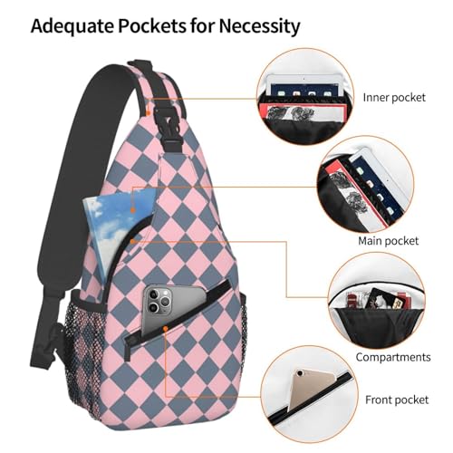 Mochila cruzada tipo bandolera para senderismo miniatura 5