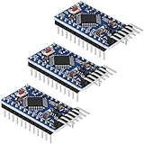 YELUFT 3pcs Pro Mini ATmega328P 3.3V 8MHz Development Board Microcontroller Compatible with Arduino IDE (Pre-Soldered)