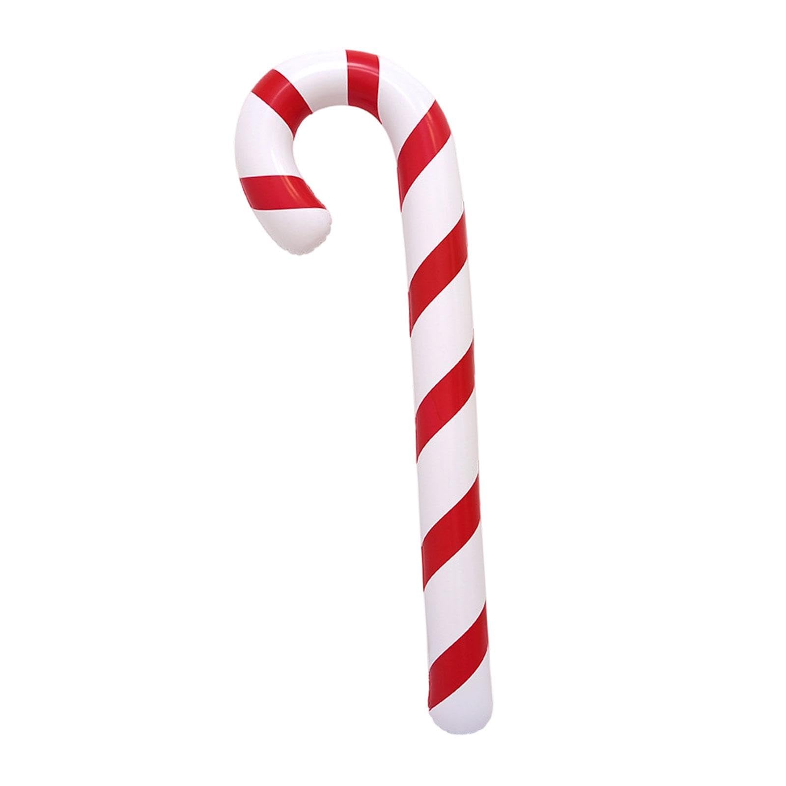 Décoration de jardin gonflable avec la canne de Noël rockible pour vos fêtes en famille