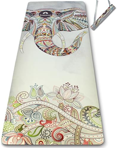Tapis de Yoga Antidérapant en Caoutchuk Naturel | Surface en Micr...