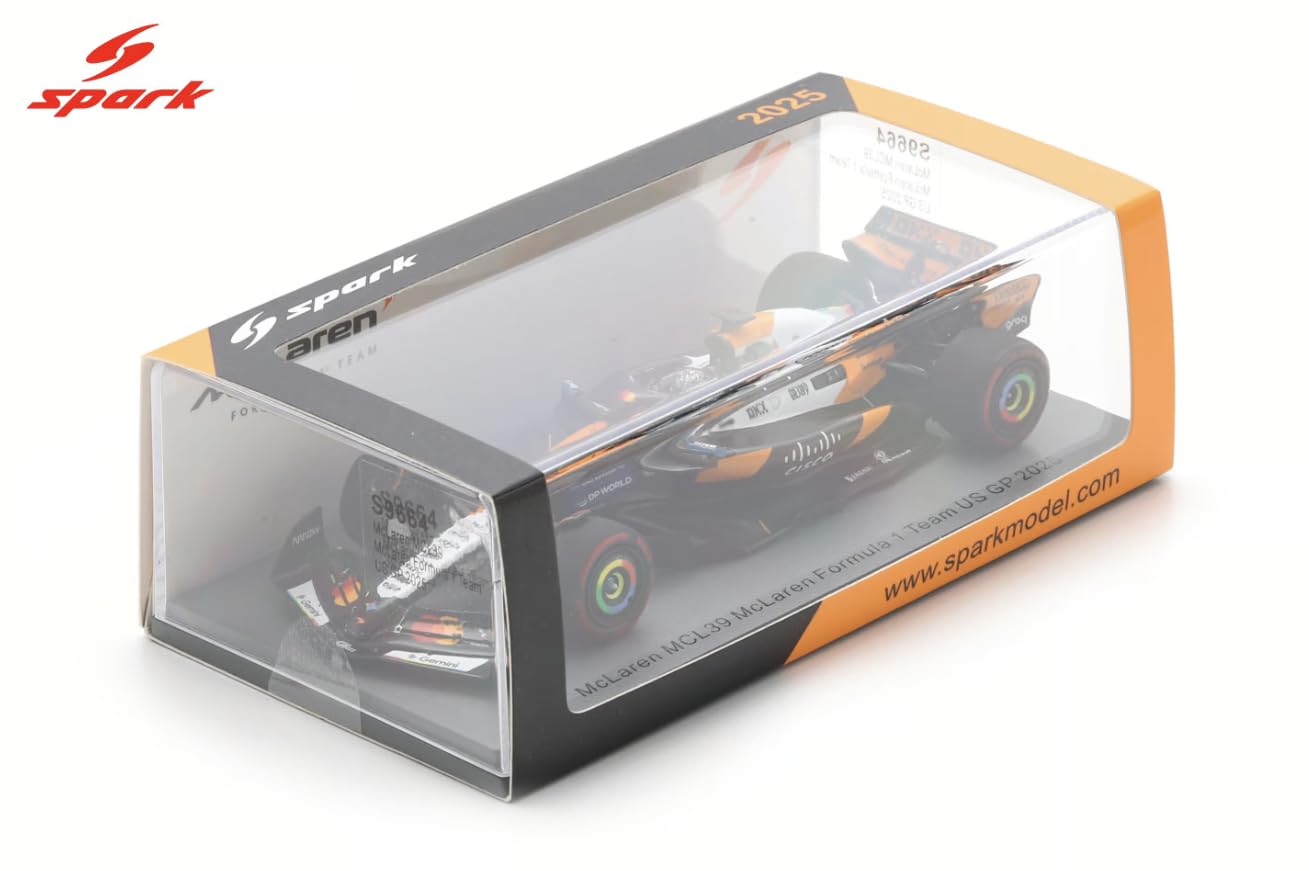 Spark McLaren F1 Oscar Piastri 2025 USA GP modellino in scala 1:43