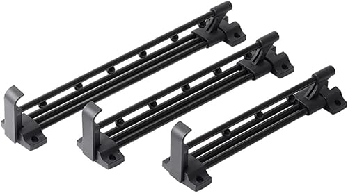 Miniatura 4 de Riel de suspensión extraíble para armario, barra telescópica para armario extraíble con tornillos de montaje montada en la parte superior, color