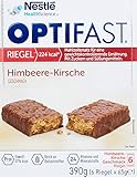 optifast 800 inhaltsstoffe Schmeckt sehr fruchtig Optifast Diaetriegel Himbeer/Kirsch, 390g (6 Riegel x 65g) 15996531-1